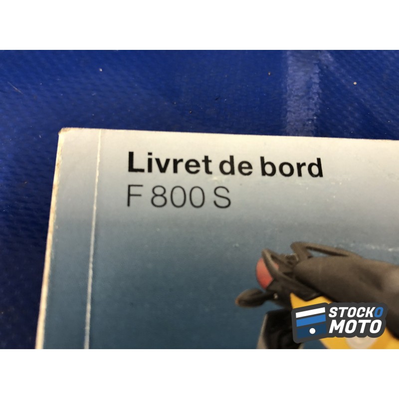 Livret de bord BMW F 800 S