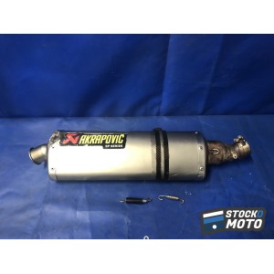 Silencieux AKRAPOVIC KAWASAKI ER-6 N de 2006 à 2008.