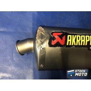 Silencieux AKRAPOVIC KAWASAKI ER-6 N de 2006 à 2008.