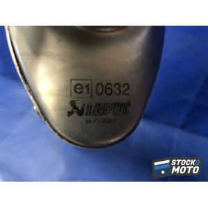 Silencieux AKRAPOVIC KAWASAKI ER-6 N de 2006 à 2008.