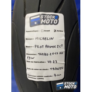 Michelin pilot power 2ct 160-60 ZR 17 MC 69W