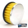 Filtre à air droit V PARTS Ø28mm jaune - 1150030