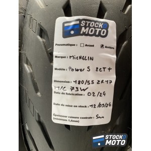 Michelin power 5 2 CT+ 180 55 ZR 17 M C 73 W