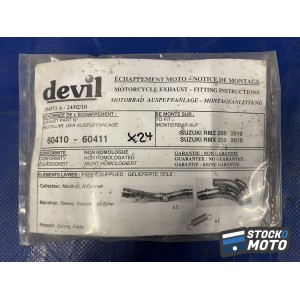 60410 - 60411 SUZUKI RMZ 250 2010 SUZUKI RMX 250 2010 DEVIL RACING