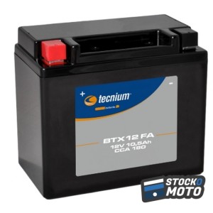 Batterie BTX12 TECNIUM sans entretien activé usine