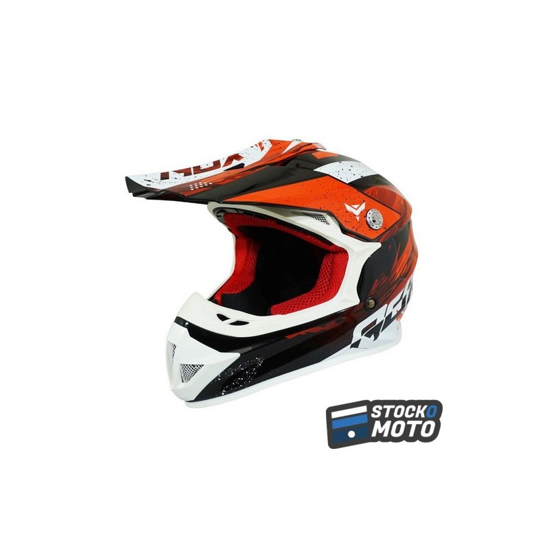 CASQUE ENFANT CROSS ADX MX2 ROUGE BRILLANT YL (53 à 54cm)